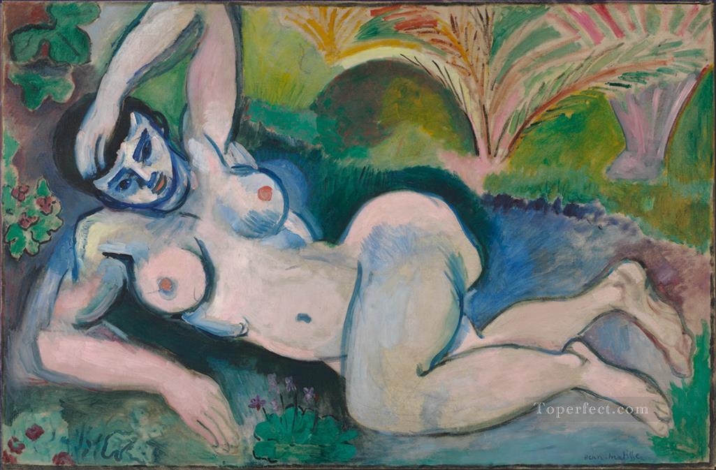 El recuerdo del desnudo azul de Biskra 1907 fauvismo abstracto Henri Matisse Pintura al óleo